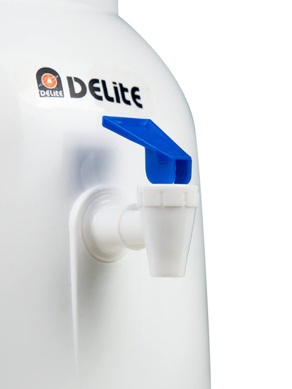 DELitE DWD-01 White Portable Water Dispenser- Top loading water cooler for Home, Kitchen and Office use