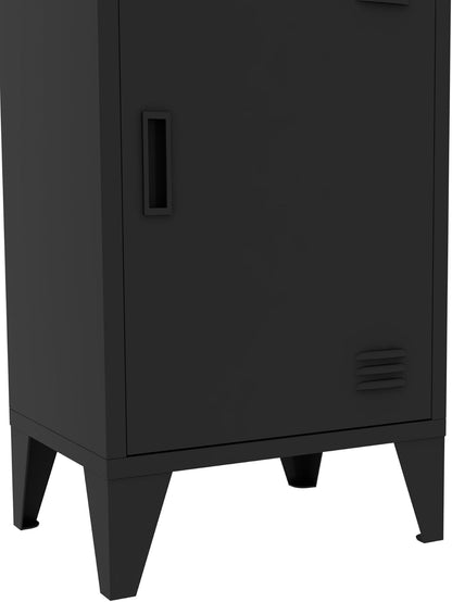 RIGID Steel Vertical Pedestal File Cabinet with 2 Drawers Storage Organizer for Bedroom, Living room, Home and Office