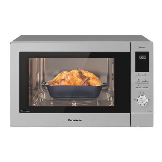 Panasonic 34L Convection Microwave Oven, Nn-Cd87, Silver, With Healthy Air Fryer Menus