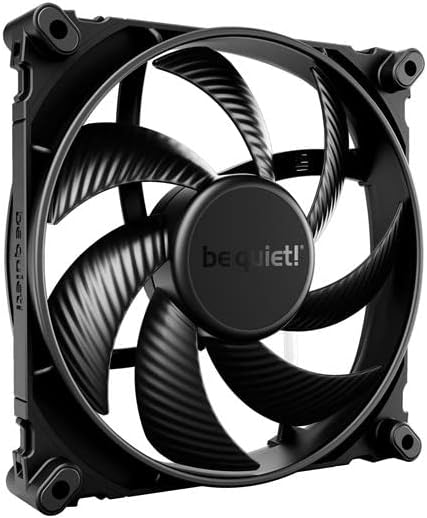 Be Quiet! BL097 Silent Wings 4 140mm PWM high-Speed, 1900 RPM, Premium Cooling Fan, 4-Pin - Black