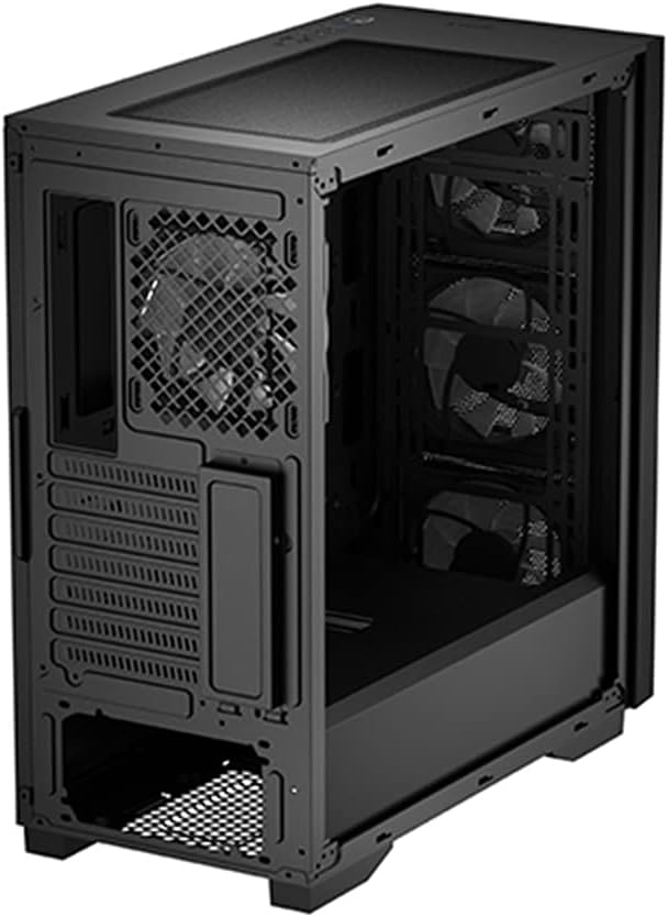 Deepcool MID TOWER CASE CG560 Side window Black MidTower Power supply included No