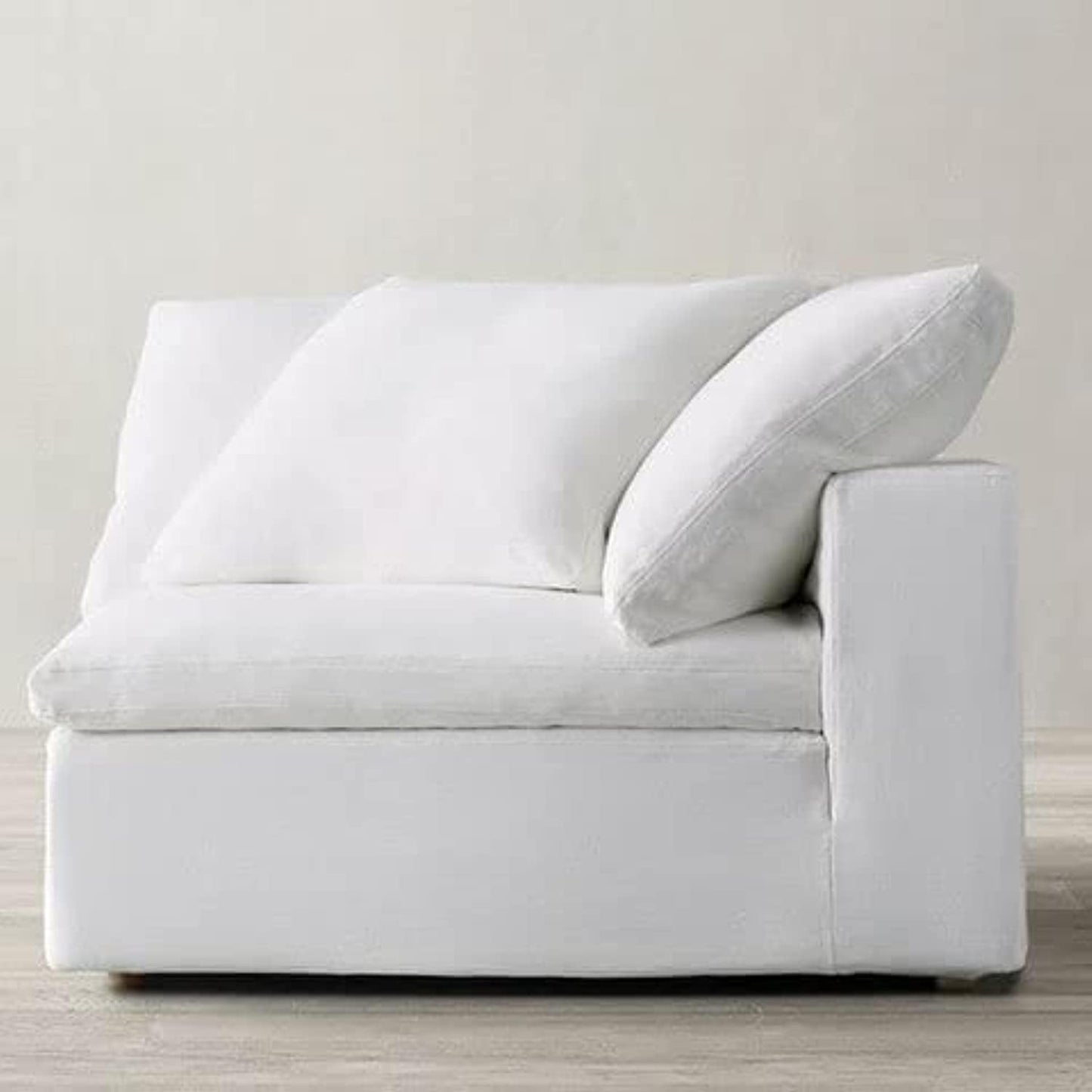 Sectional Fabric Sofa White Sofa Set Furniture Modern Chaise Modular Cloud Sofa