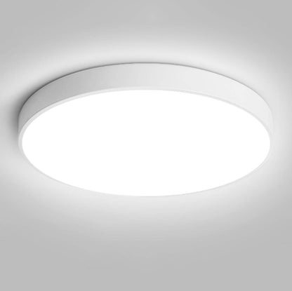 Ganeed Modern 38W Ultra-thin LED Ceiling Light, 40cm Super Bright Flush Mount Ceiling Light Fixture, 6500K Cool White Round Ceiling Lamp for Bedroom Living Dining Room Kitchen Office