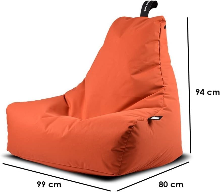 Extreme Lounging® Mighty Bean Bag | UV Protected & Waterproof | Made in UK Premium Indoor & Outdoor BeanBag (Brown)