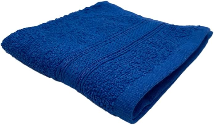 BYFT Daffodil Premium Hand Towel (40 x 60 Cm-Set of 1) 100% Cotton, Highly Absorbent and Quick dry, Hotel and Spa Quality Bath linen with Stripe Diamond Dobby-500 Gsm (Dark Beige)