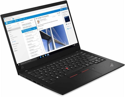 Lenovo ThinkPad X1 Carbon Renewed High Performance Business Laptop | intel Core i5-7th Generation CPU | 8GB RAM | 256GB SSD | 14.1 inch Display | Windows 10 Professional | RENEWED - CaveHubs