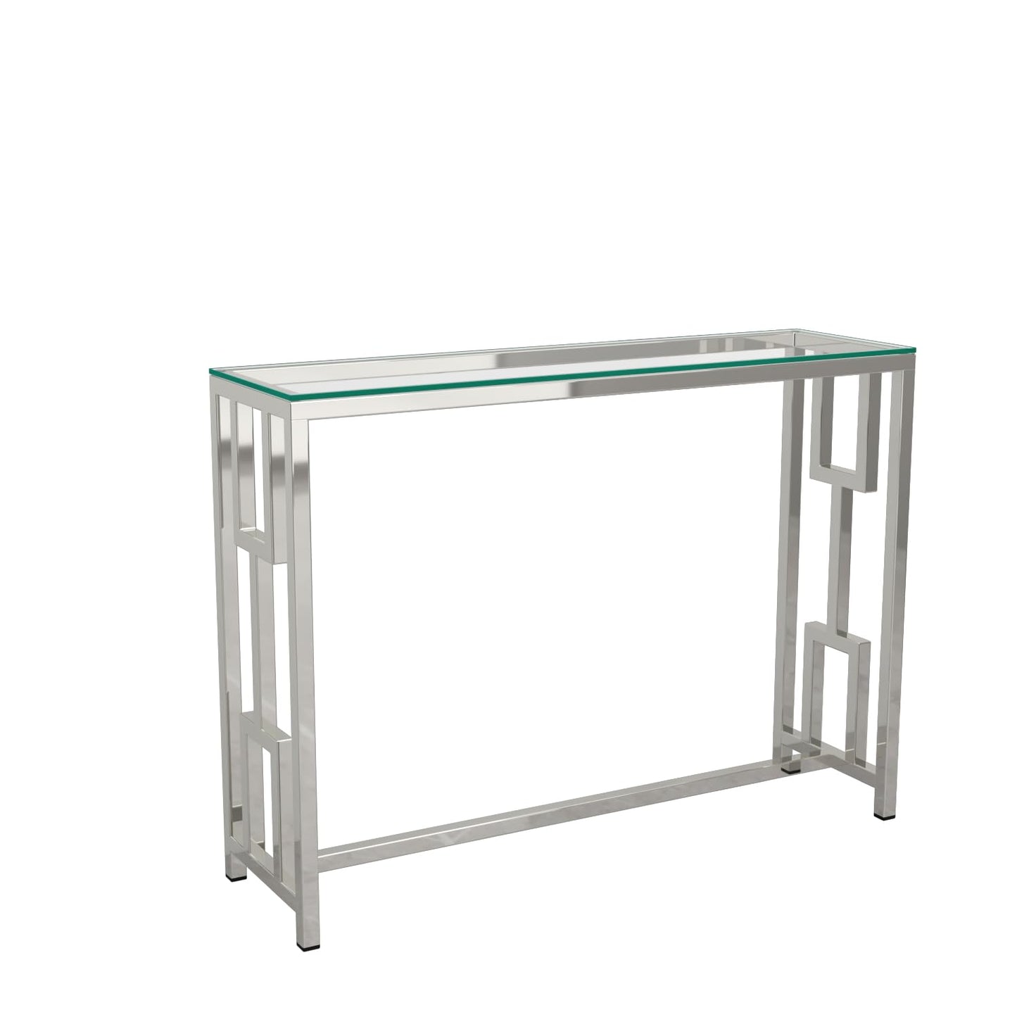 RIGID Modern Console Table, Thin Sofa Table, Slim Narrow Accent Entryway Table with Storage Shelf, Industrial Steel Frame, Sturdy Coffee Snack Table, Side Table, End Table for Living Room, Hallway