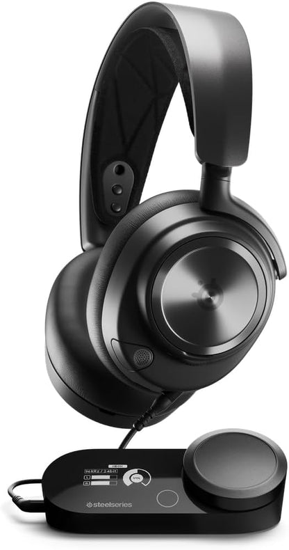 SteelSeries Arctis Nova Pro Wireless - Multi-System Gaming Headset - Premium Hi-Fi Drivers - Active Noise Cancellation - Infinity Power System - PC, PS5, PS4, Switch, Mobile