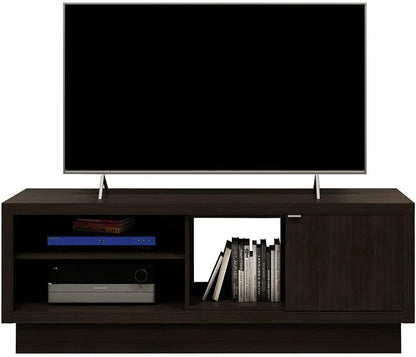 Danube Home Bedril TV Cabinet for up to 65 Inches TV I Entertainment Modern Design Wall Unit Furniture I Wooden TV Stand for Living Room, Bedroom I Made in Brazil TV Rack - White