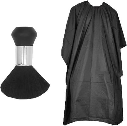 Barber Cape, Professional Hair Cutting Cape, Nylon Waterproof Salon Barber Cape, Breathable Anti Static Haircut Kit Hairdressing Apron, Hair Cutting Accessories for Barbershop