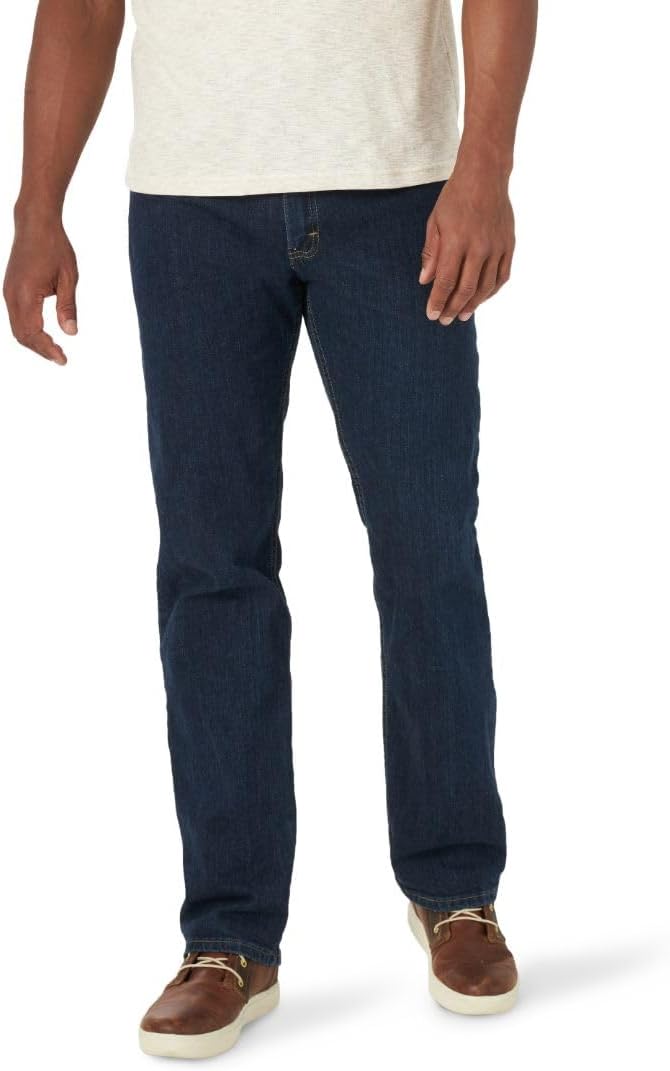 Wrangler mens Wrangler Authentics Men's Classic 5-Pocket Regular Fit Flex Jean Jeans