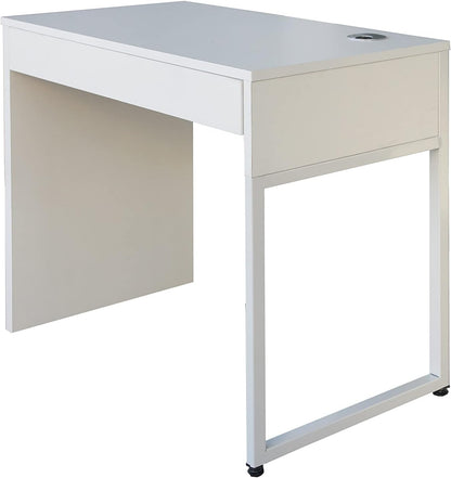 Mahmayi Renewed Modern Stylish Workstation Computer Desk for Home, Office, Living Room - Study Table - Office Furniture - 120 x 60CM - White