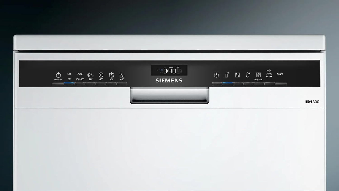 Siemens iQ300 free-standing dishwasher 60 cm White,SN23HW65MM