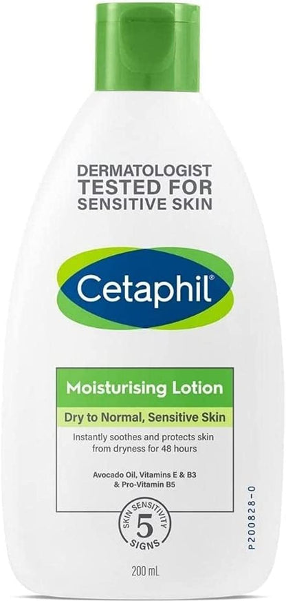 Cetaphil Moisturizing Lotion, Face & Body Moisturizer for Men & Women, Normal to Combination and Sensitive Skin, Unscented, 500ml