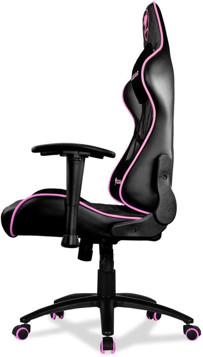 Cougar Gaming Chair Armor One, Steel-Frame, Breathable Pvc Leather, 180° Recliner System, 120Kg Weight Capacity, 2D Adjustable Arm-Rest, Steel 5-Star Base