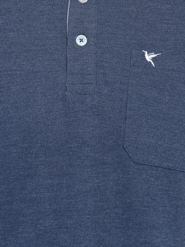 Deniklo Men's Polo Collar T-Shirt with Pocket & Logo DK 225