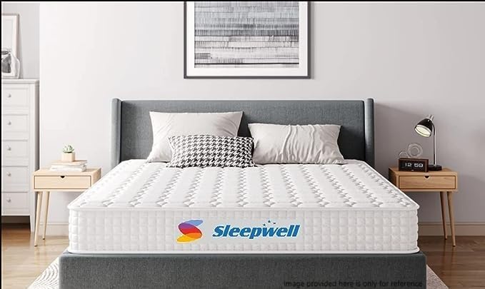 Sleepwell Infinity Impression Memory Foam And Luxury Hybrid Pocket Spring Mattress, (200L x 180W x 30H cm)