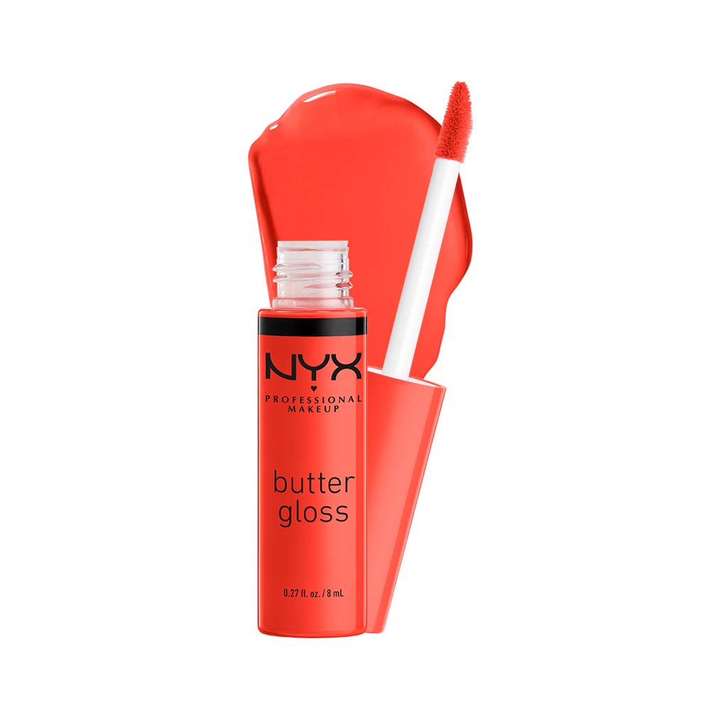 NYX PROFESSIONAL MAKEUP Butter Gloss, Strawberry Parfait, 0.27 Ounce