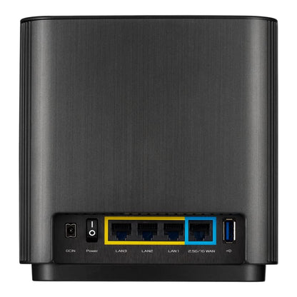 ASUS ZenWiFi XT9 AX7800 Tri-Band WiFi 6 Mesh WiFi System, 802.11ax, up to 5700 sq ft & 6+ rooms, AiMesh, Lifetime Free Internet Security, Parental Controls, Easy Setup, 2.5G WAN port