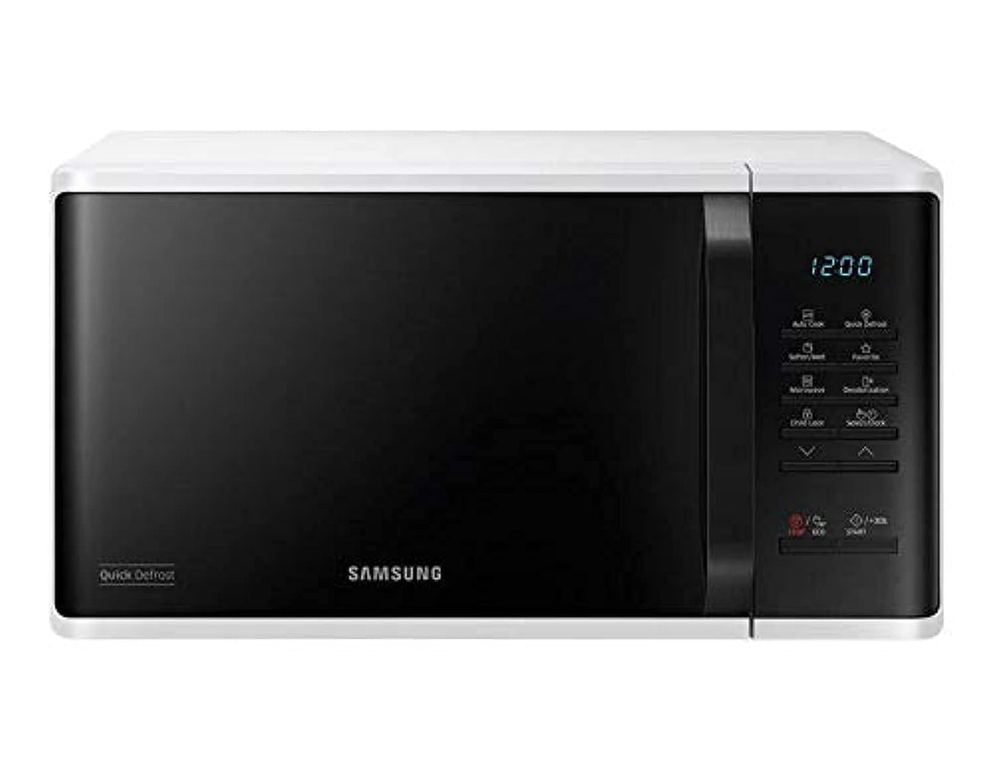 Samsung 23 Liters Solo Microwave with Quick Defrost, White - MS23K3513AW"Min 1 year manufacturer warranty"