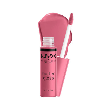 NYX PROFESSIONAL MAKEUP Butter Gloss, Strawberry Parfait, 0.27 Ounce