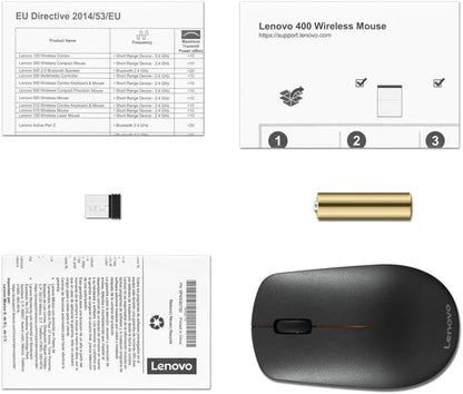 Lenovo 400 Wireless Mouse WW GY50R91293, Black 400