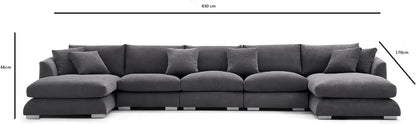 Comfynest Sectional Modular Sofa for a Simple and Cozy Living Room Setting