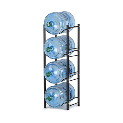 ECVV IBAMA 5-Tier Water Cooler Jug Rack - 5 Gallon Water Bottle Storage Rack Jug Holder - Heavy Duty Bottle Buddy with Floor Protection for Kitchen Office Home | ASSORTED |