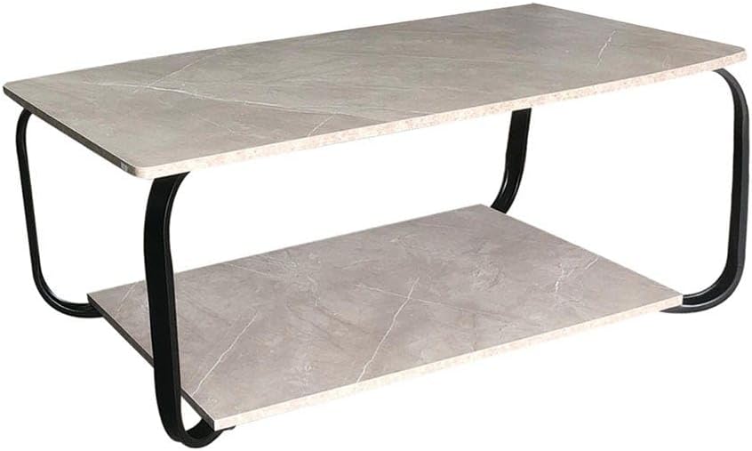 Danube Home Rowan Coffee Table | Multifunctional Living Room Desk | Space Saving Center Table | Modern Design Furniture For Home, Living Room L 100 x W 48 x H 43 cm - Cement Grey