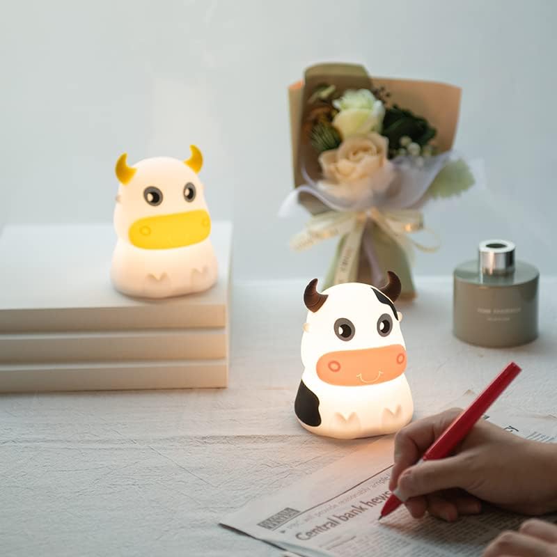 Dimanito Cute Kids Night Light Night Lamp Night Lights for Kids Bedroom Toddler Baby Portable Silicone Battery Led Nightlight Nursery (Cute Bunny)