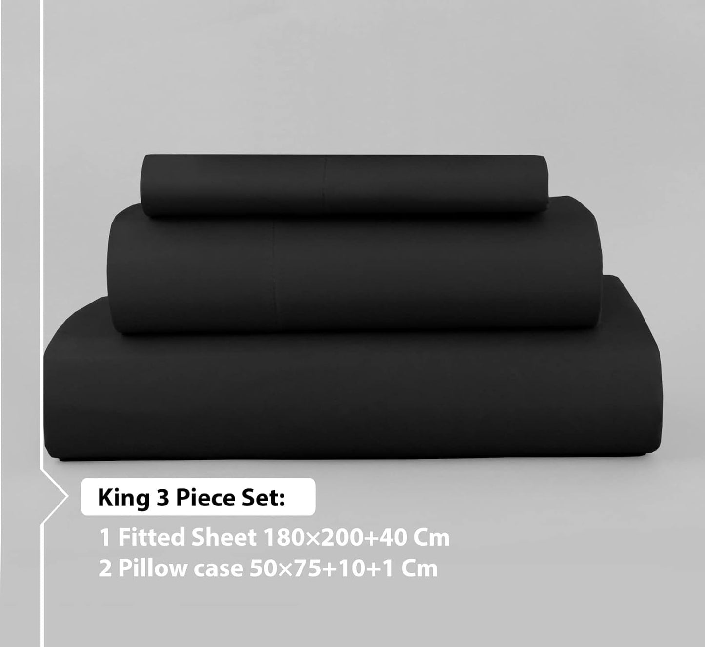 Firdous Bed Sheet Single Size Microfiber Sheet Set Breathable Single Sheets 2 Pcs Luxury Hotel Style Sheet Set Fitted Sheet 16” Deep Pockets Pillowcase Skin Friendly Fitted Sheet And Pillow cover