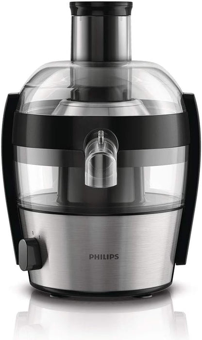 Philips HR1832/01 Viva Collection Compact Juicer, 1.5 Litre, 500 Watt - Black