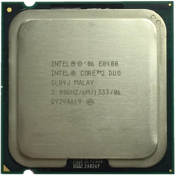 Intel Core 2 Duo E8400 3.0 GHz Dual-Core CPU Processor 6M 65W LGA 775 NO FAN