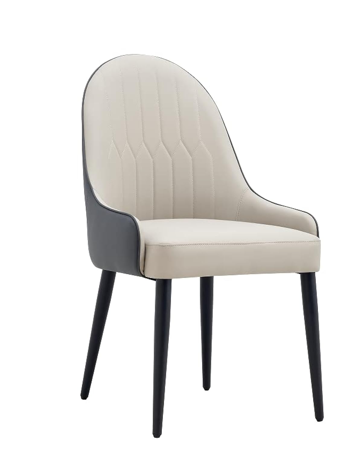 LANNY Dining Room/Restaurant Chair/Hotel chair/Office Visitor Chair/Modern Medium Back Luxury Lamb Wool Chair SZ813 (off white)