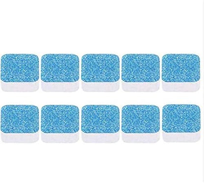 ALISSA 20 Pcs Washing Machine Cleaners - Washing Machine Tank Cleaning Sheet, Washer Decontamination Cleaning Detergent Effervescent Tablet Washing Machine Cleaner Descaler Deep Remover Deodorant