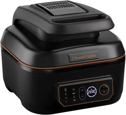 Russell Hobbs Digital Air Fryer XL - 8L Capacity, 1800W, 10 Pre-set Cooking Functions, Dishwasher Safe - (27170 ) Black - 1-Year Warranty