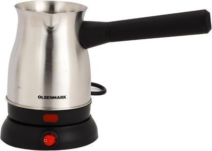 Olsenmark 0.5L Electric Kettle OMK7024, 600W, 360 Degree Rotation Base with Safety Cut Off, Perfect for Boiling Water, Milk, Tea, Overheat Protection, Dry Boil Protection