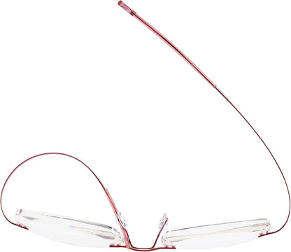 Titanium Glasses Frame,Rimless Frameless Optical Eyewear Eyeglasses for Men and Women F85640