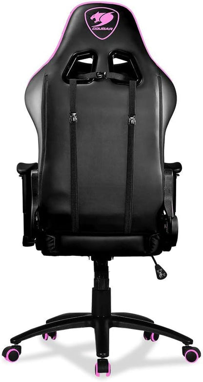 Cougar Gaming Chair Armor One, Steel-Frame, Breathable Pvc Leather, 180° Recliner System, 120Kg Weight Capacity, 2D Adjustable Arm-Rest, Steel 5-Star Base