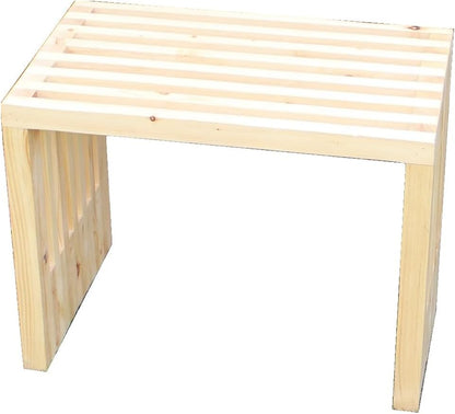 Shadow Bamboo Dining Bench, White Wood Bench, Indoor and Outdoor storage bench, Kitchen, Living room, Garden Furniture