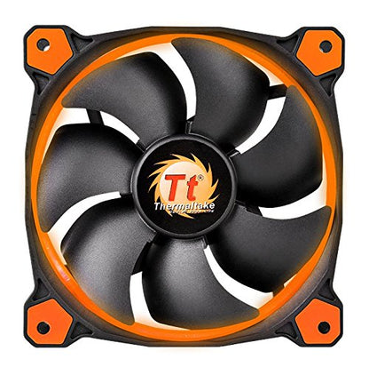 Thermaltake Ring 14 High Static Pressure 140mm Circular Ring Case/Radiator Fan With Anti-Vibration Mounting System Cooling Cl-F039-PL4Wt-A White