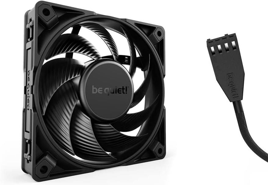 Be Quiet! BL097 Silent Wings 4 140mm PWM high-Speed, 1900 RPM, Premium Cooling Fan, 4-Pin - Black