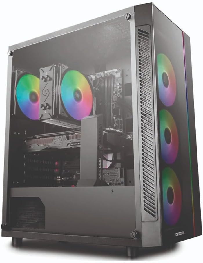 Game Sekret Gaming PC Desktop, Intel Core i5-11400 2.6 GHz, NVIDIA GeForce GTX 1650 4GB GDDR6,16GB DDR Ram, 512GB NVMe SSD, Window11 Pro (i5-11400 | RTX 1650 4GB | 16GB DDR4 | 512GB SSD, White)