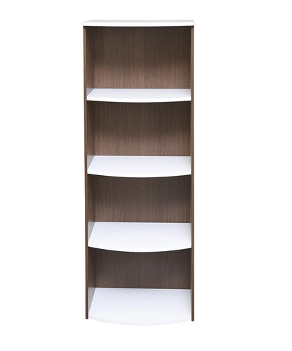 Multicolor Open Storage Shelf 4-Tier | Book Shelf | Bookcase for storage and display at home and in the office.-(BLACK)