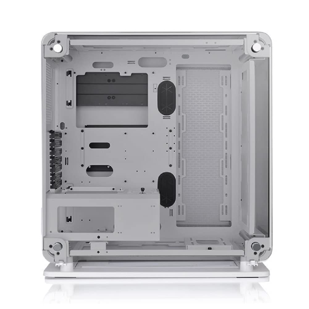 Thermaltake Core P6 TG Dual-Form Transformable/2-Way Layout ATX Mid Tower Computer Case - White, CA-1V2-00M6WN-00