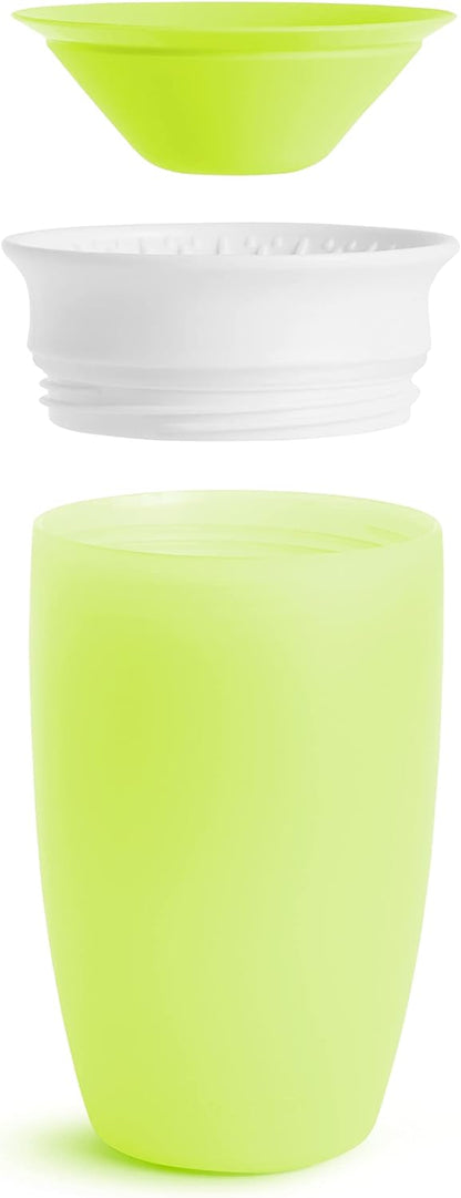 Munchkin Miracle 360 Sippy Cup, Green/Blue, 10 Oz, 2 Count