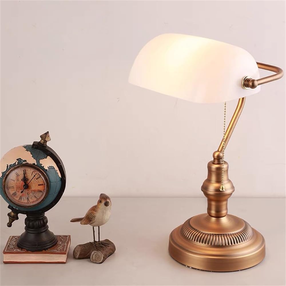 Modern Desk Table Lamp Simple Design LED Glass Pull Switch Desk Light Decor for Home Living Room Bedroom Bedside (style H 1pcs)