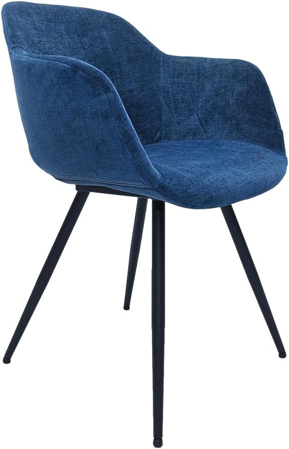 Chattels & More Noella Dining Chair L 58 Cm | D 56 Cm | H 83 Cm Blue