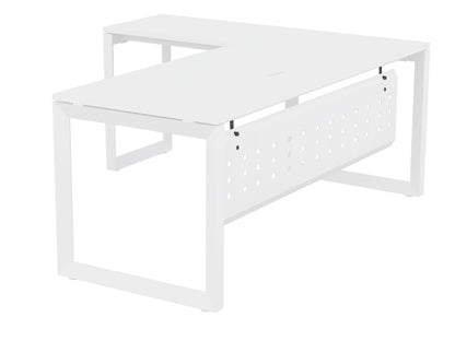 Mahmayi Vorm 136-18 White Modern Workstation Material-Melamine on MDF