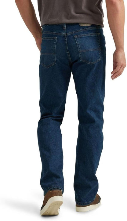 Wrangler mens Wrangler Authentics Men's Classic 5-Pocket Regular Fit Flex Jean Jeans